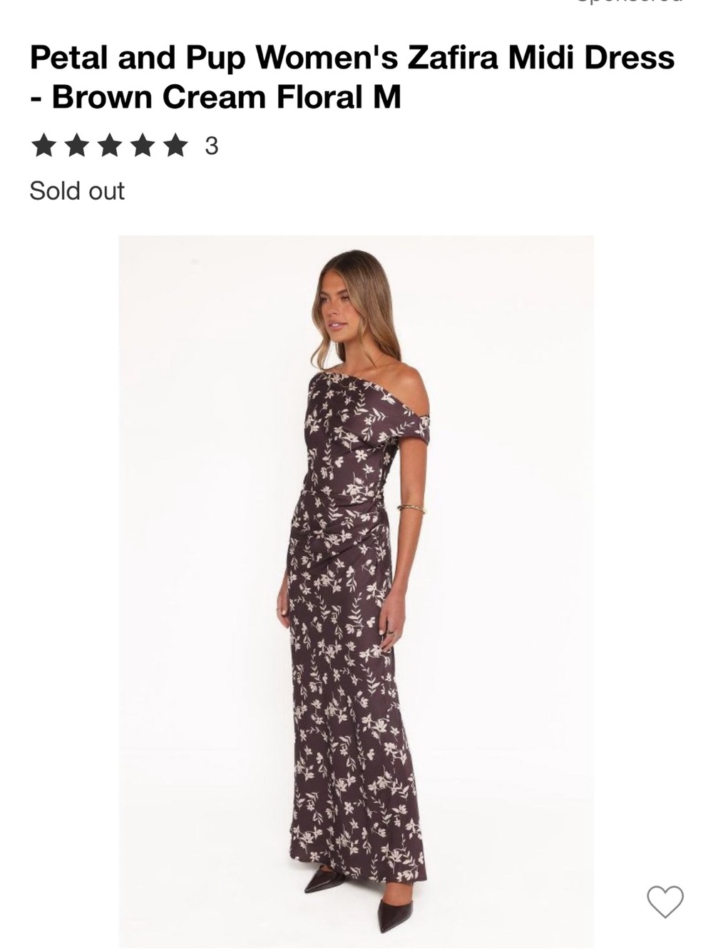 One-Shoulder Floral  Zafira Dress - Picture 2 of 6